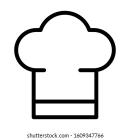 cooking restaurant chef hat icon vector