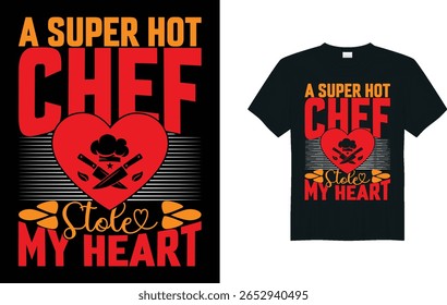 Cooking retro vintage graphic art t-shirt design vector illutration. Typography funny quote fashion with symbol, calligraphy,food, menu, cook, chef. Ready for print, clothing, label, poster, etc.