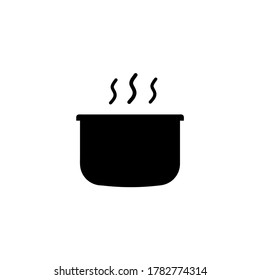 plantilla de logotipo de ilustración de vector de icono de arroz de cocina