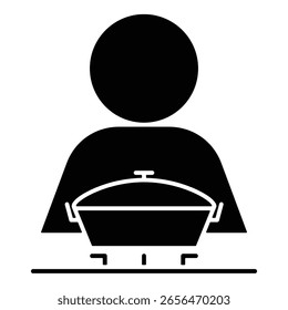 Elemento de icono de espectáculo de cocina para diseño