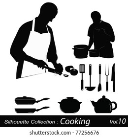 シルエット 料理 人 の画像 写真素材 ベクター画像 Shutterstock