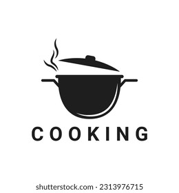 Plantilla de diseño de logotipo sencillo de cocina