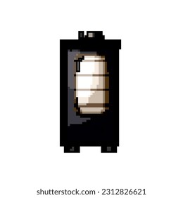 cooking smoker bbq game pixel art retro vector. bit cooking smoker bbq. old vintage illustration