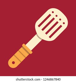 Cooking spatula design, vector illustration