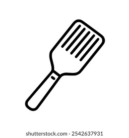 Cooking spatula icon for food preparation and kitchen use.