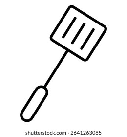 Cooking spatula icon simple flat icon vector symbol