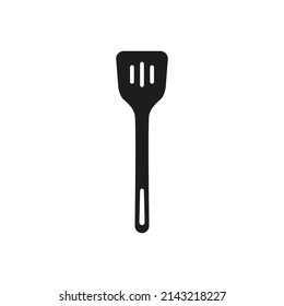 Icono de la espátula de cocina. Ilustración vectorial simple en un fondo blanco.