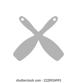 cooking spatula icon, vector illustration