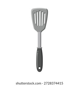 Cozinhar espátula cozinha utensílio plano vetor design no fundo branco