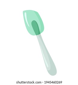 Cooking spatula. Vector illustration isolated on white background. Kitchen tool icon in cartoon style

