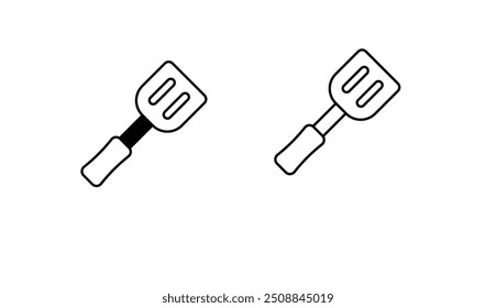 Cooking Spoon icon design with white background stock illustration