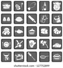 cooking squared icons