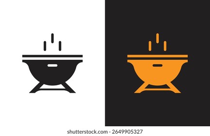 Cooking stove icon logo. Great logo icon for, industry, social media, entertainment and web.