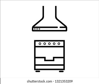 Cooking Stove - Vector 