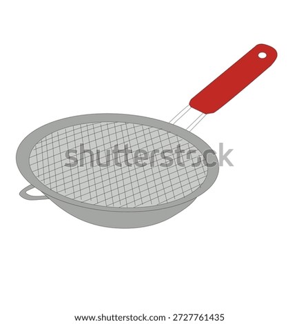 cooking strainer cartoon 1 vector new