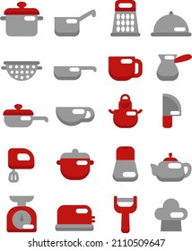 Cooking supplies, illustration, vector on a white background.