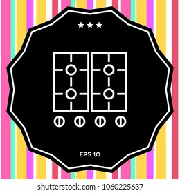 Cooking surface icon