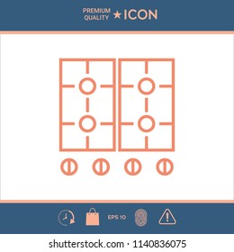 Cooking surface icon