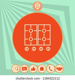 Cooking surface icon