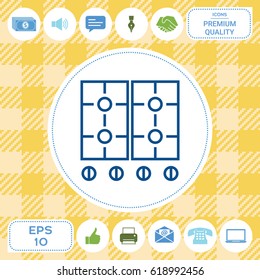 Cooking surface icon