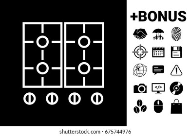 Cooking surface icon