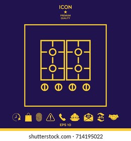 Cooking surface icon 