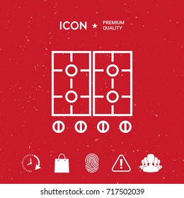 Cooking surface icon 