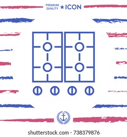 Cooking surface icon 