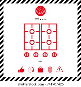 Cooking surface icon 