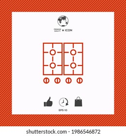 Cooking surface icon. Element for your design