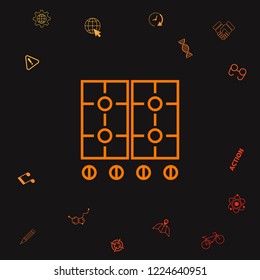 Cooking surface icon. Graphic elements for your design