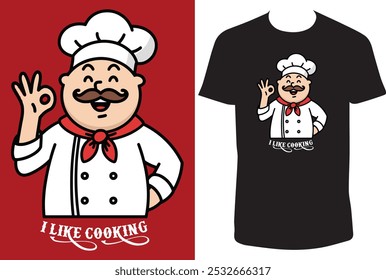 Cooking t shirt design ,I like cooking t shirt 