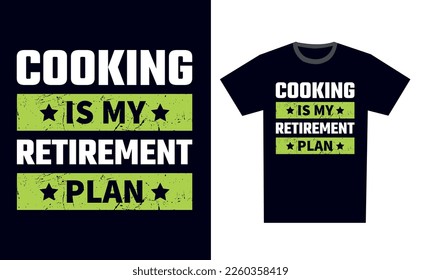 Cooking T Shirt Design Template Vector