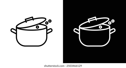 Cocinar el conjunto de iconos de Vector de línea delgada.