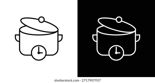 Kochzeitsymbol - Linienstil. Symbolvorlagenentwurf