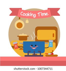 Cooking Time Illustration