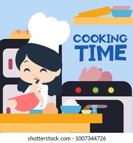 Cooking Time Illustration