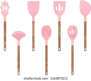 Cooking Tool Illustration Set, Kitchen