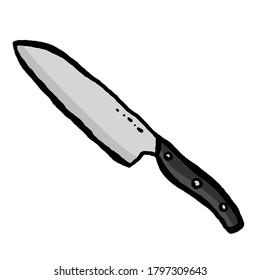 Kochwerkzeug - ein Küchenmesser