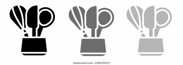 Cooking tools illustration set. Cooking tools icon. Stock vector.