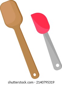 Kochwerkzeuge, Illustration, Vektorgrafik auf weißem Hintergrund.