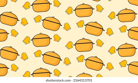 Cooking tools, kitchen equipment pattern background. Cooking tools, kitchen equipment illustration pattern. Cooking tools, kitchen equipment  background. Perfect for fabrics, print, textile, wallpaper