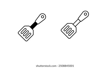 Cooking Turning icon design with white background stock illustration