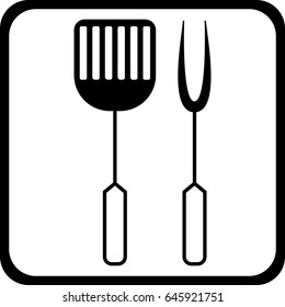 Cooking utensils icon