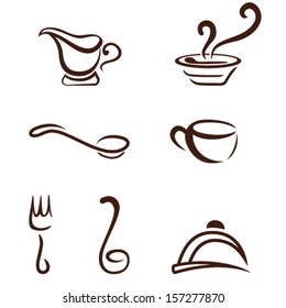 cooking utensils - kitchen icons