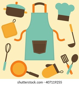 cooking utensils and kitchenware icons