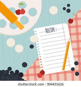 Cooking vector background