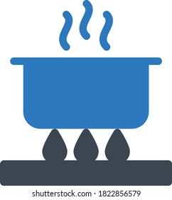 cooking vector glyph color icon 