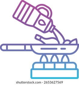 Ícone do vetor de cozinha. Pode ser usado para impressão, aplicativos móveis e da Web.
