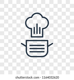 Cooking vector icon isolated on transparent background, Cooking logo concept